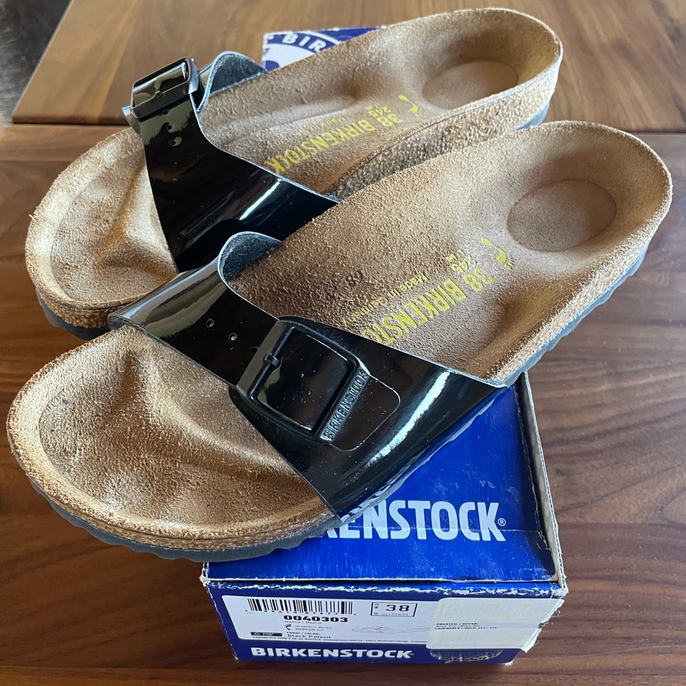 Birkenstock Madrid - black patent